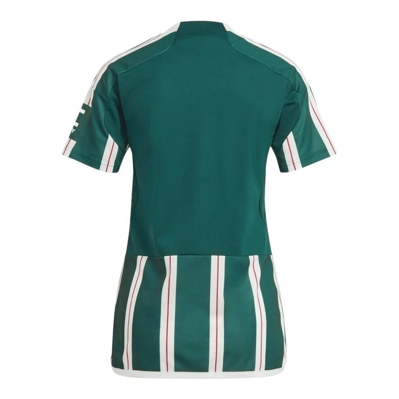 Camisa Manchester United II 23/24 - Torcedor Adidas Feminina - Verde e branca