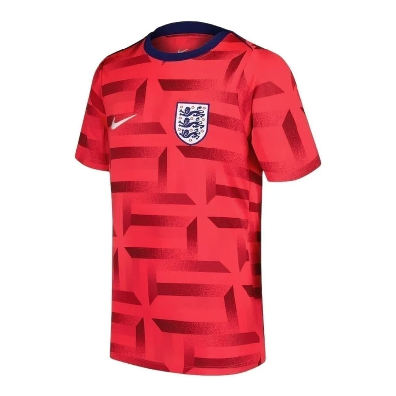 Camisa Seleção da Inglaterra Pré-jogo I 24/25 - Torcedor Nike Masculina - Vermelha