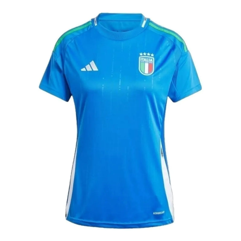 Camisa Seleção Itália I 24/25 - Torcedor Adidas Feminina - Azul