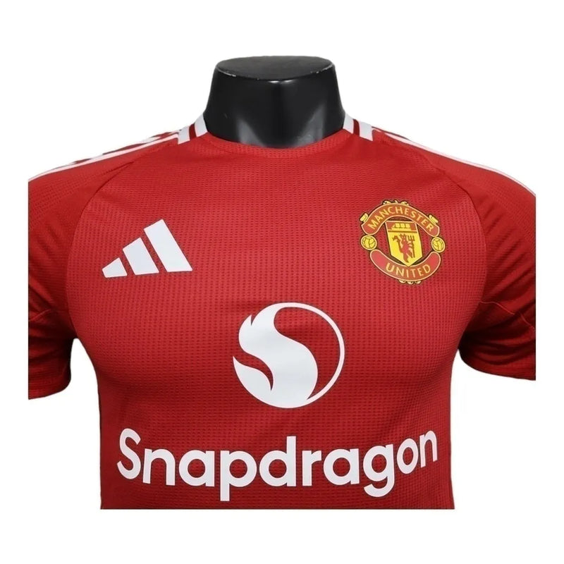 Camisa Manchester United I 24/25 - Jogador Adidas Masculina - Vermelha