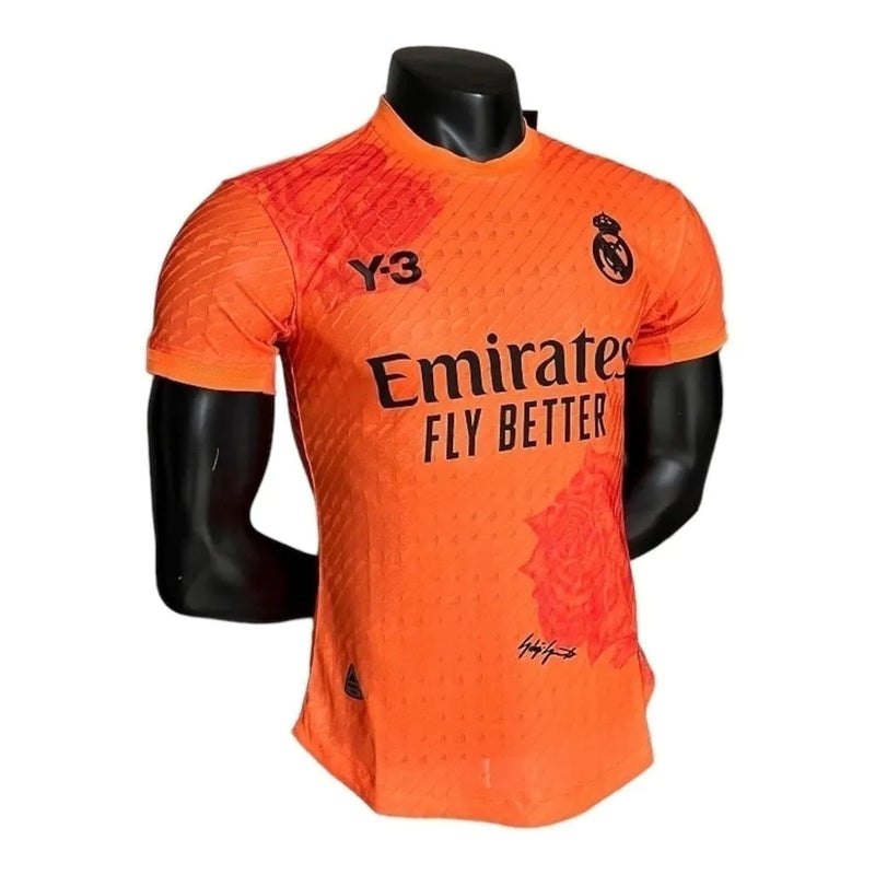 Camisa Real Madrid Edição especial 23/24 - Jogador Y-3 Masculina - Laranja