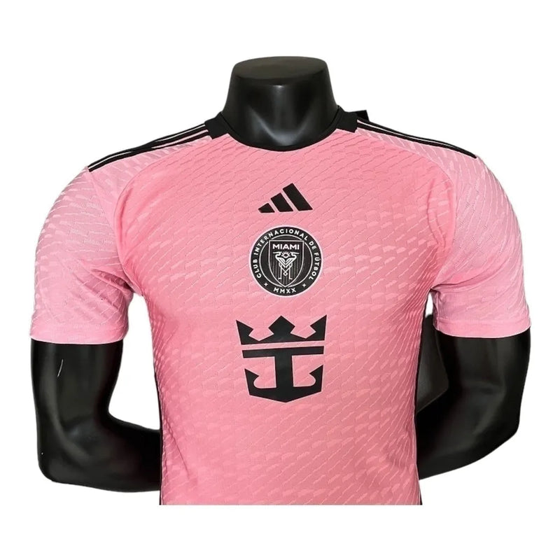 Camisa Inter Miami II 24/25 - Jogador Adidas Masculina - Rosa com detalhes em preto