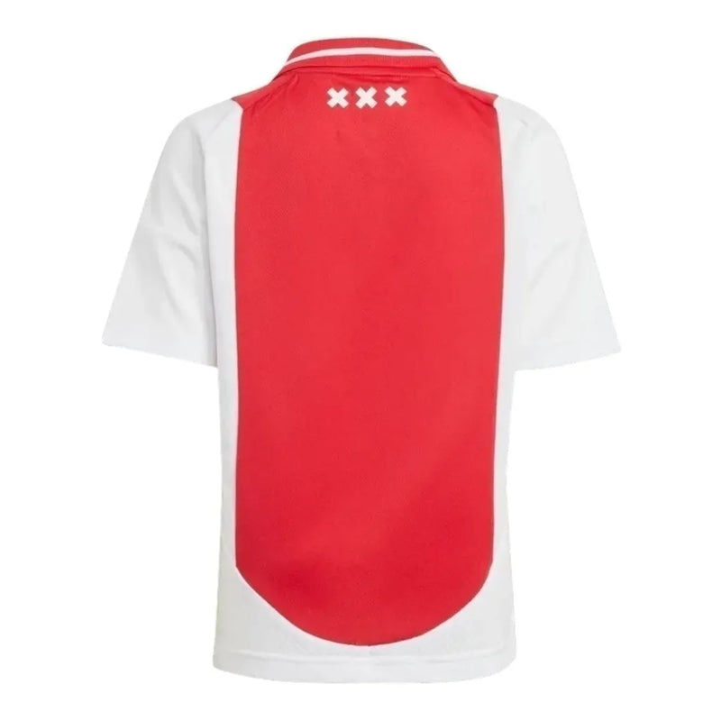 Kit Infantil Ajax I 24/25 - Adidas - Vermelho e branco