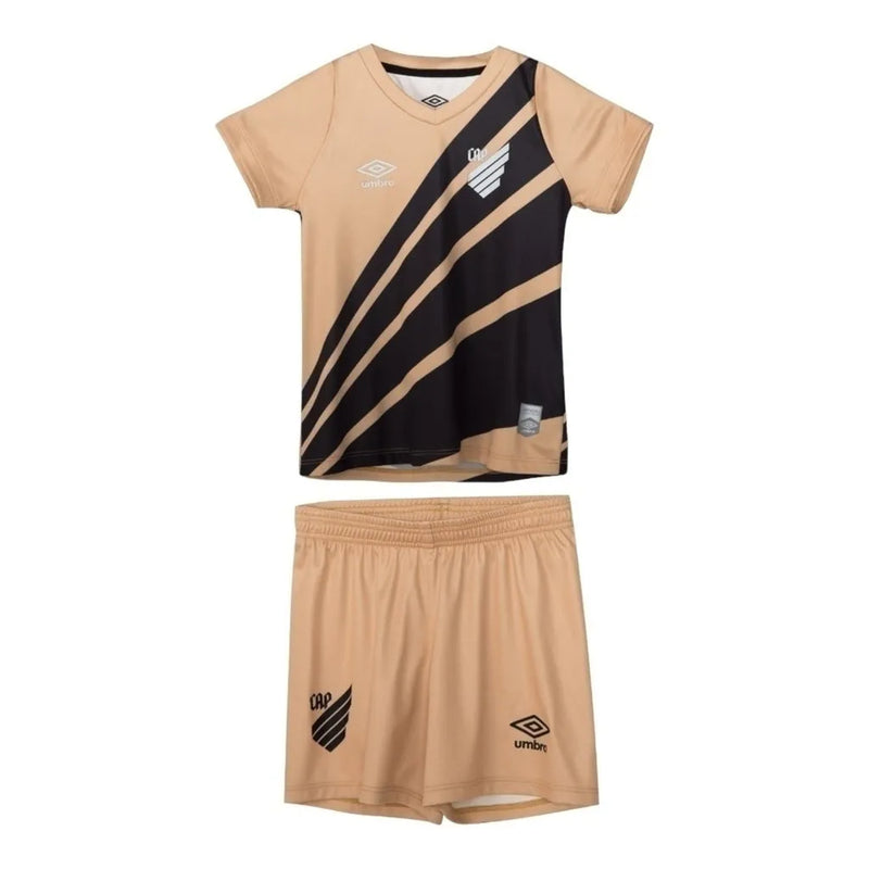 Kit Infantil Athletico Paranaense II 24/25 - Umbro - Dourado