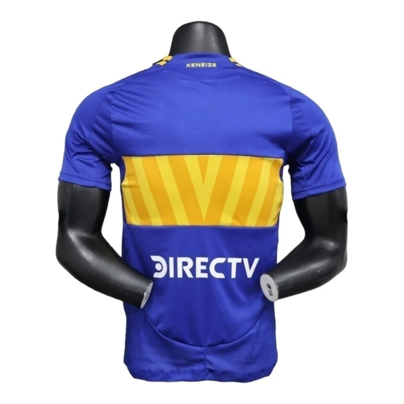 Camisa Boca Juniors I 24/25 - Jogador Adidas Masculina - Azul com detalhes em amarelo