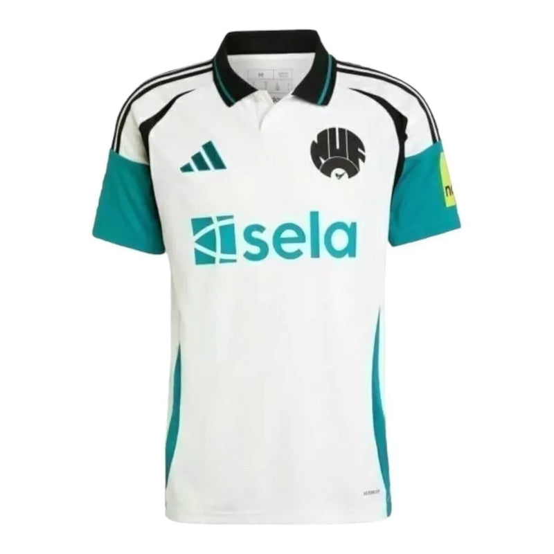 Camisa Newcastle III 24/25 - Torcedor Adidas Masculina - Branca com detalhes em preto e verde