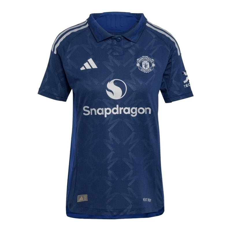 Camisa Manchester United II 24/25 - Torcedor Adidas Feminina - Azul