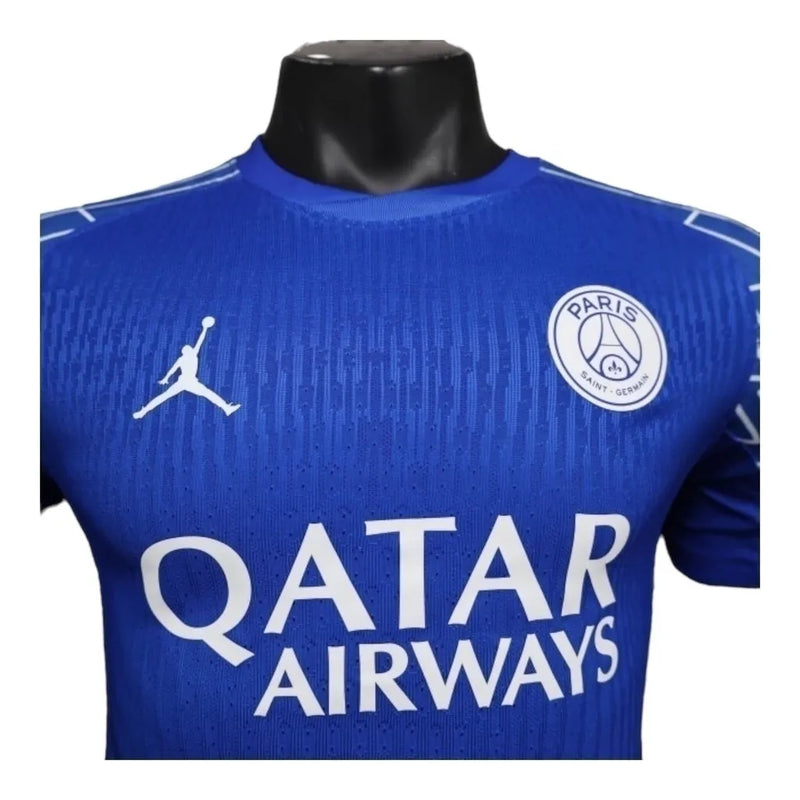 Camisa Paris Saint-Germain Fourth 24/25 - Jogador Adidas Masculina - Azul com detalhes em branco