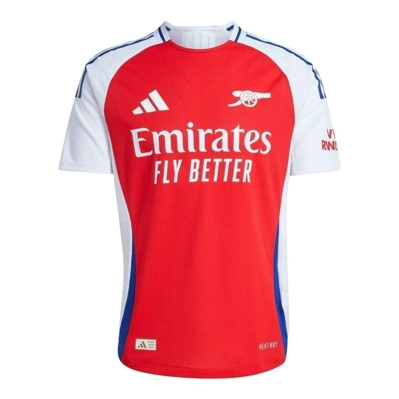 Camisa Arsenal I 24/25 - Torcedor Adidas Masculina - Branca com detalhes em azul e vermelho