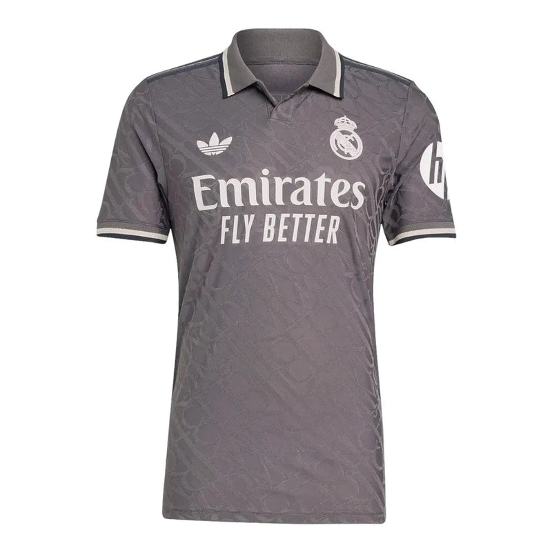 Camisa Real Madrid III 24/25 - Torcedor Adidas Masculina - Cinza