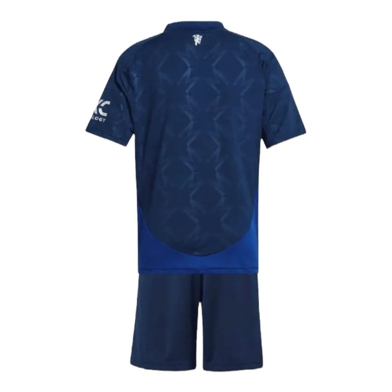 Kit Infantil Manchester United II 24/25 - Adidas - Azul