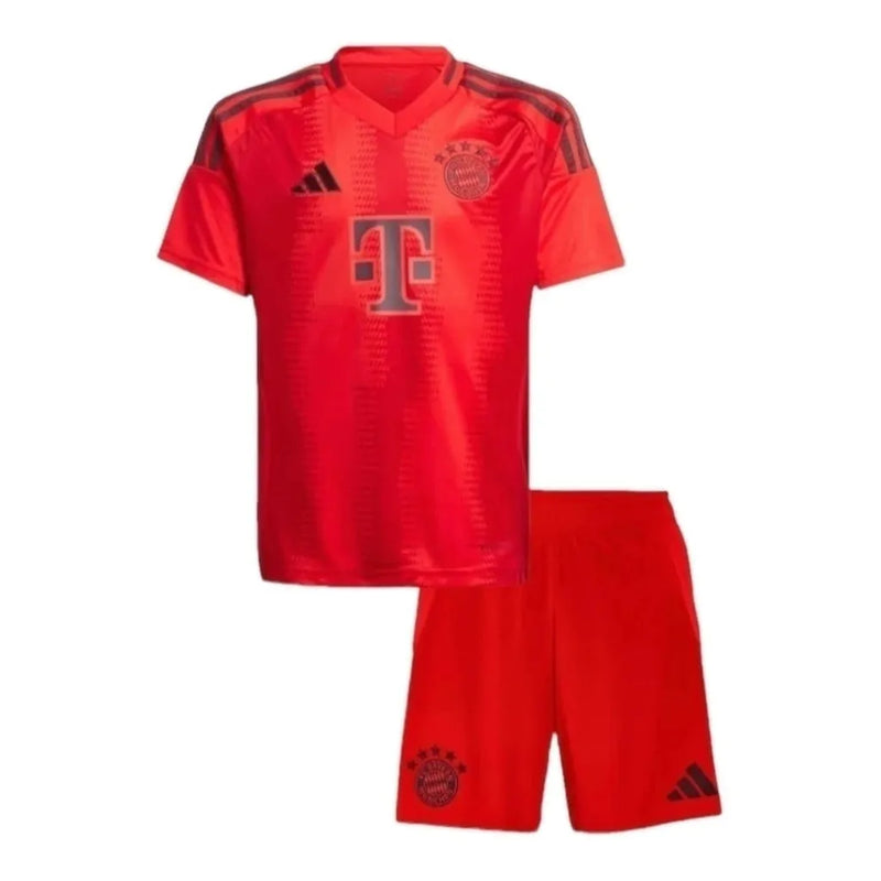 Kit Infantil Bayern de Munique I 24/25 - Adidas - Vermelho