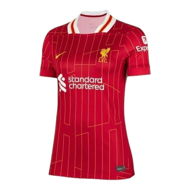 Camisa Liverpool I 24/25 - Torcedor Nike Feminina - Vermelha