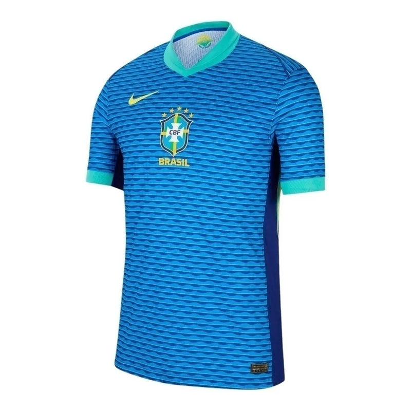 Camisa Seleção Brasileira II 24/25 - Torcedor Nike Masculina - Azul com detalhes em verde