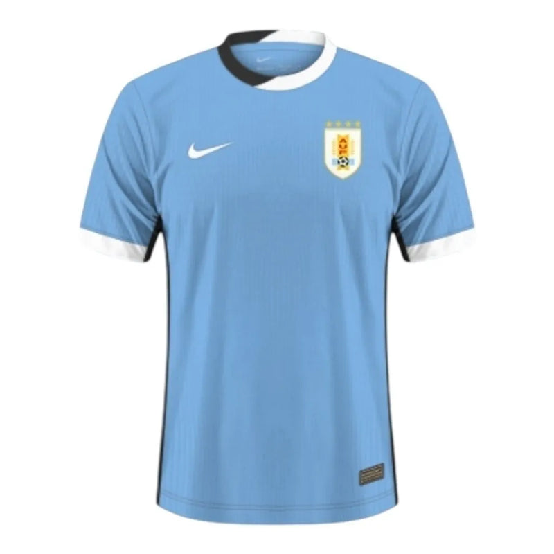 Camisa Seleção do Uruguai I 24/25 - Torcedor Nike Masculina - Azul com detalhes em branco e preto