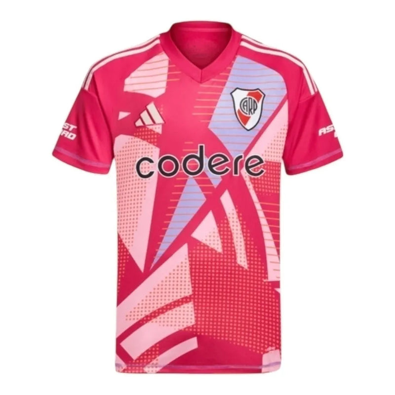 Camisa River Plate Goleiro 24/25 - Torcedor Adidas Masculina - Rosa