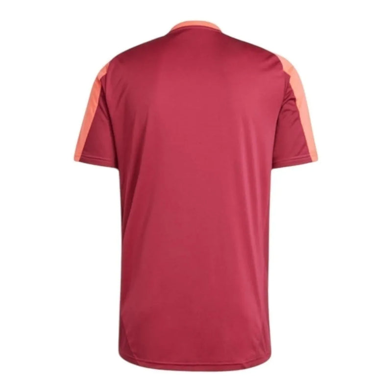 Camisa River Plate Treino 24/25 - Torcedor Adidas Masculina - Vermelha com detalhes em laranja