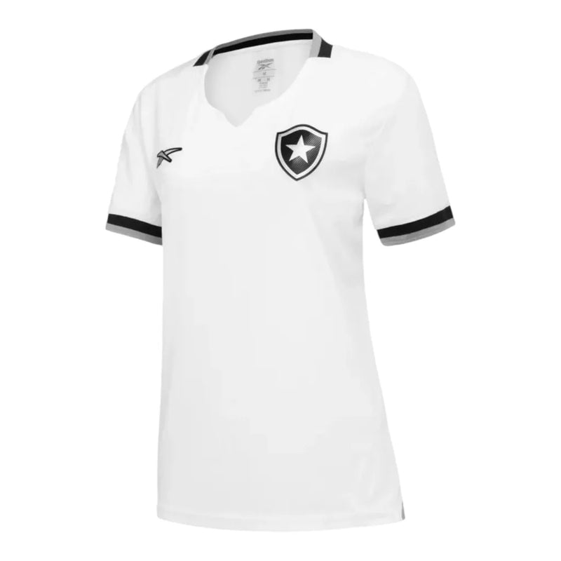 Camisa Botafogo III 24/25 - Torcedor Reebok Feminina - Branca com detalhes em preto