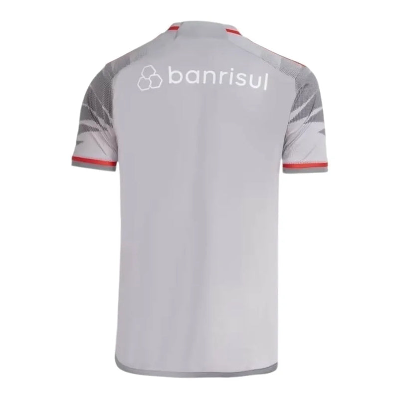 Camisa Internacional III 24/25 - Torcedor Adidas Masculina - Cinza com detalhes em vermelho