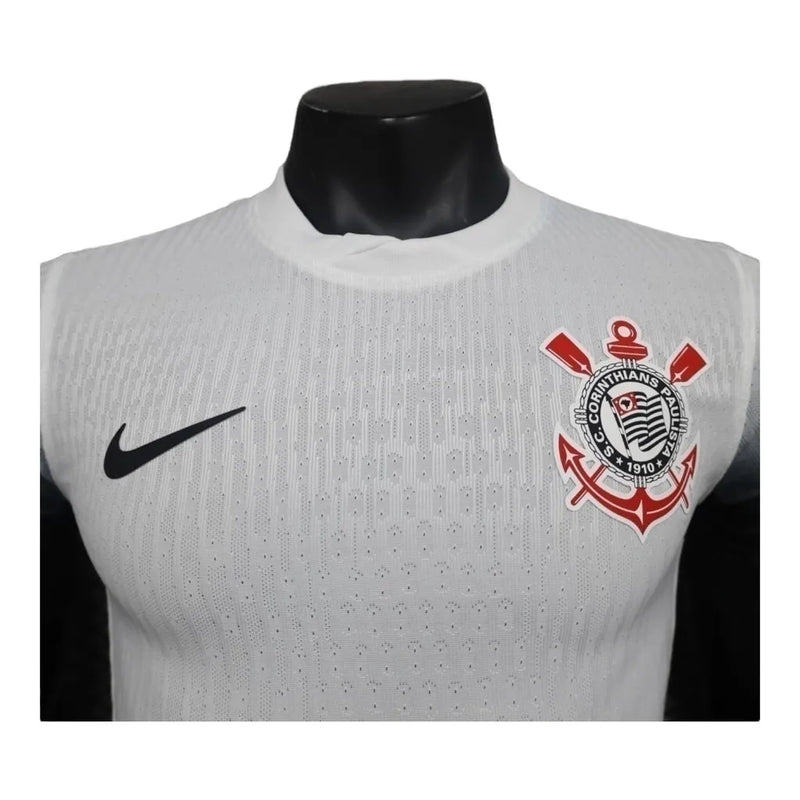 Camisa Corinthians I 24/25 - Jogador Nike Masculina - Branca com detalhes em preto