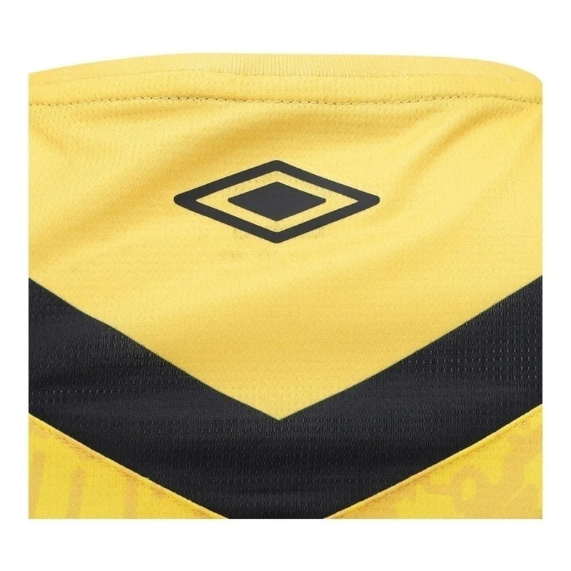 Camisa Santos III 24/25 - Torcedor Umbro Feminina - Amarela com detalhes em preto