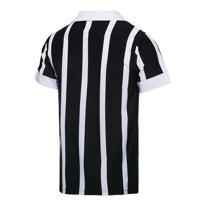 Camisa Retrô Corinthians 1954 IV Centenário - Masculina - Preta com listras brancas