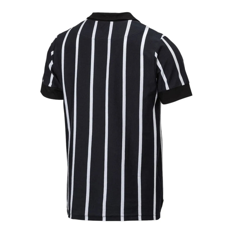 Camisa Retrô Corinthians 2012 - Masculina - Preta com listras brancas