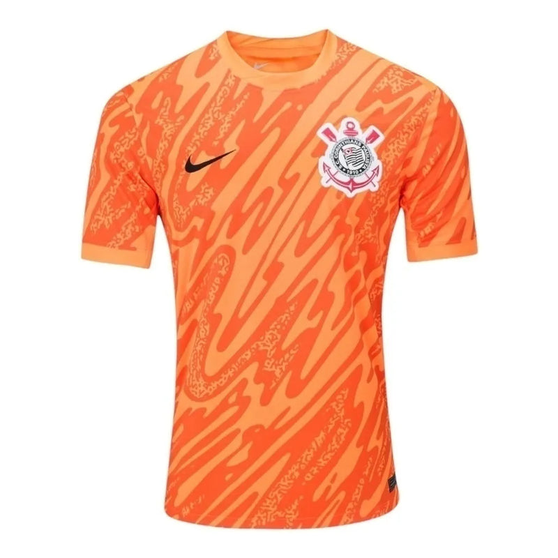 Camisa Corinthians Goleiro 24/25 - Torcedor Nike Masculina - Laranja