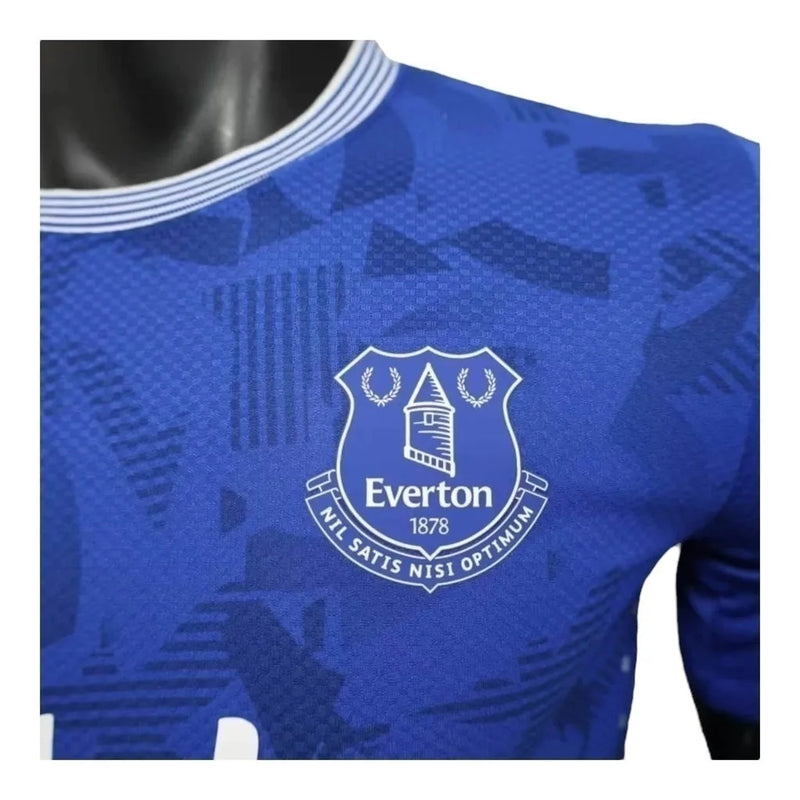 Camisa Everton I 24/25 - Jogador Castore Masculina - Azul com detalhes em branco