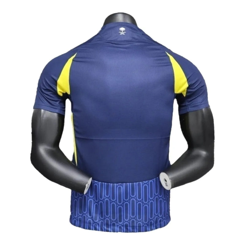 Camisa Al-Nassr II 24/25 - Jogador Adidas Masculina - Azul com detalhes em amarelo e branco