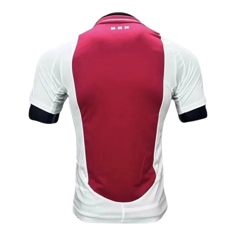 Camisa Ajax I 24/25 - Jogador Adidas Masculina - Branca e vermelha