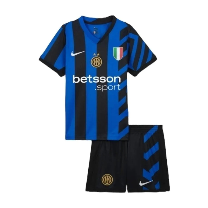 Kit Infantil Inter de Milão I 24/25 - Nike - Azul e preto