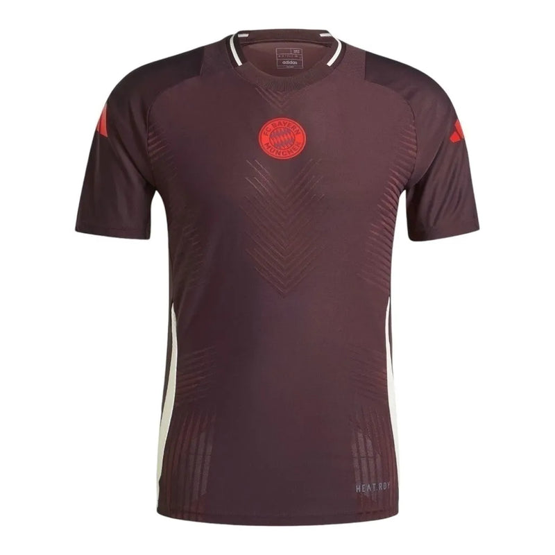 Camisa Bayern de Munique Treino 24/25 - Torcedor Adidas Masculina - Vinho