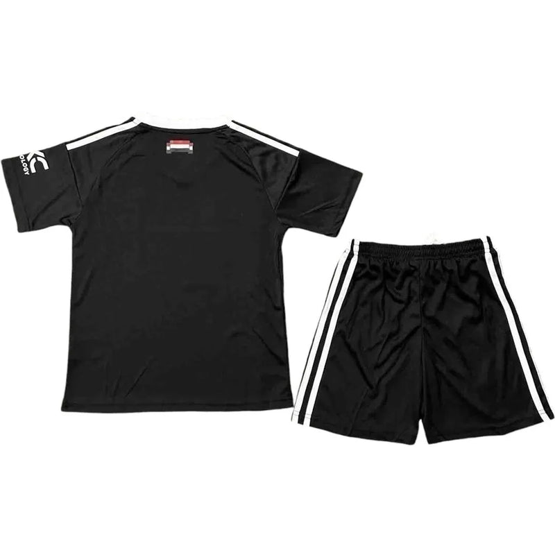 Kit Infantil Manchester United Goleiro 24/25 - Adidas - Preto