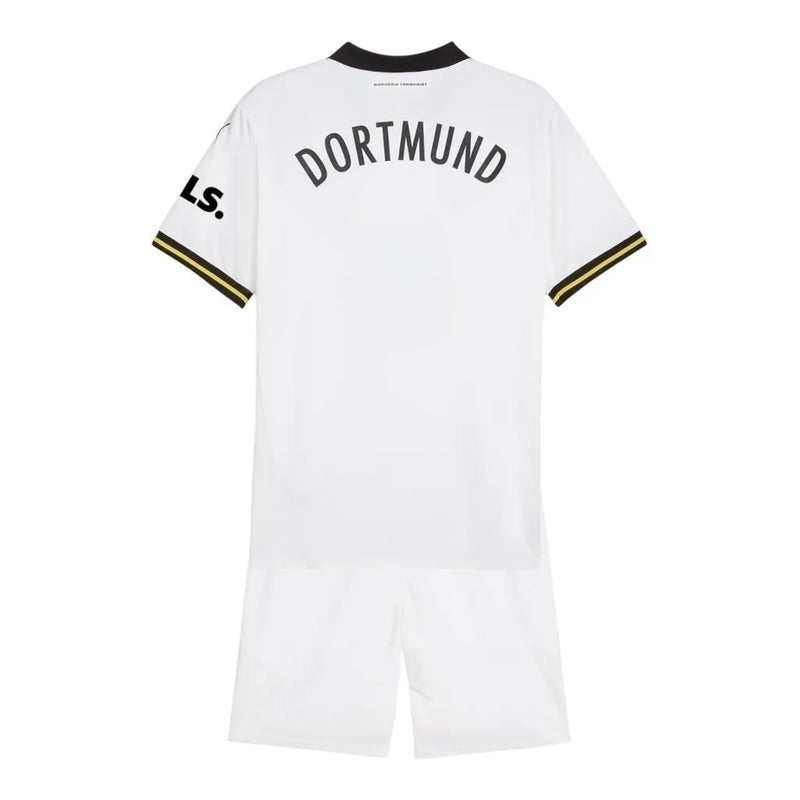 Kit Infantil Borussia Dortmund III 24/25 - Puma - Branco