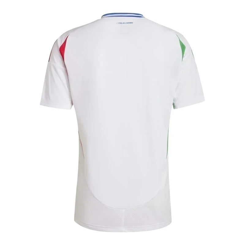 Camisa Seleção da Itália II 24/25 - Torcedor Adidas Feminina - Branca com detalhes em verde e vermelho e azul