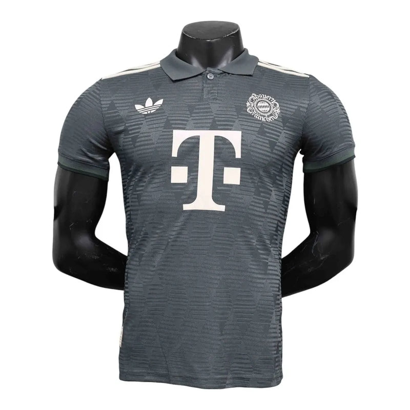 Camisa Bayern de Munique Edicão especial Oktoberfast 24/25 - Jogador Adidas Masculina - Cinza