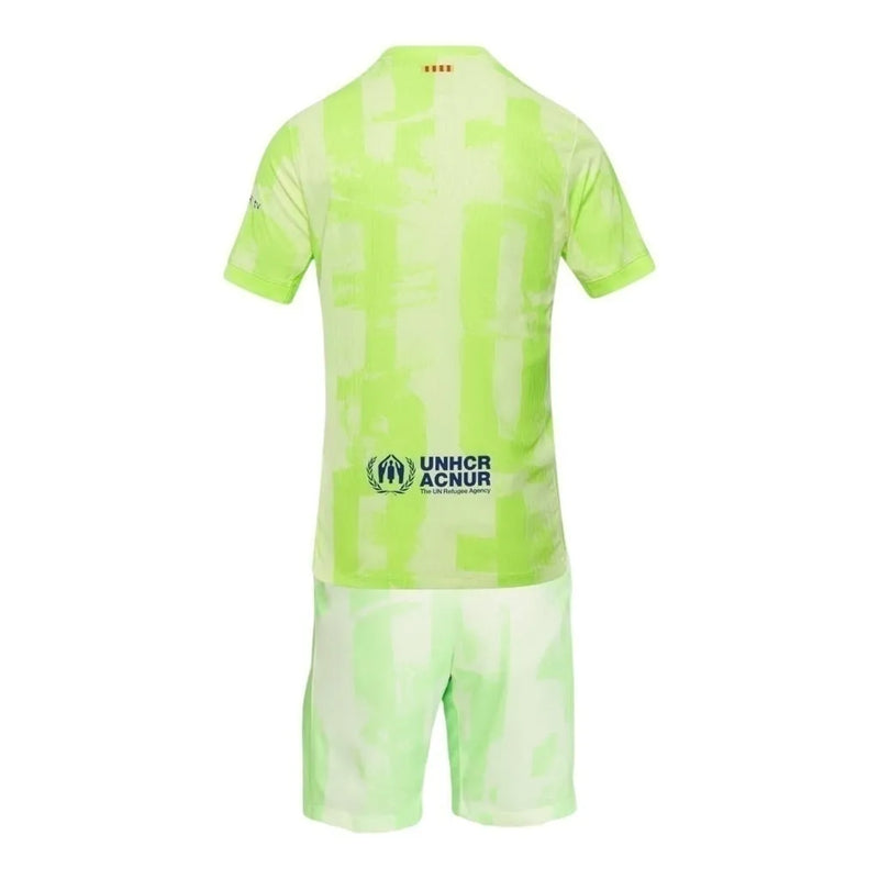 Kit Infantil Barcelona III 24/25 - Nike - Verde