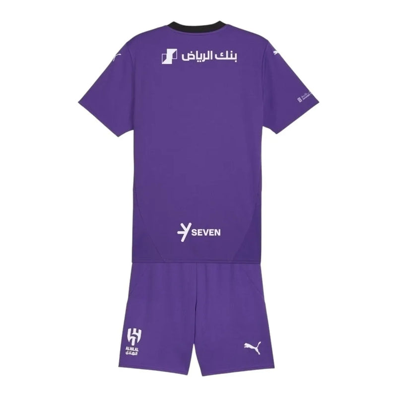 Kit Infantil Al-Hilal III 24/25 - Puma - Roxo