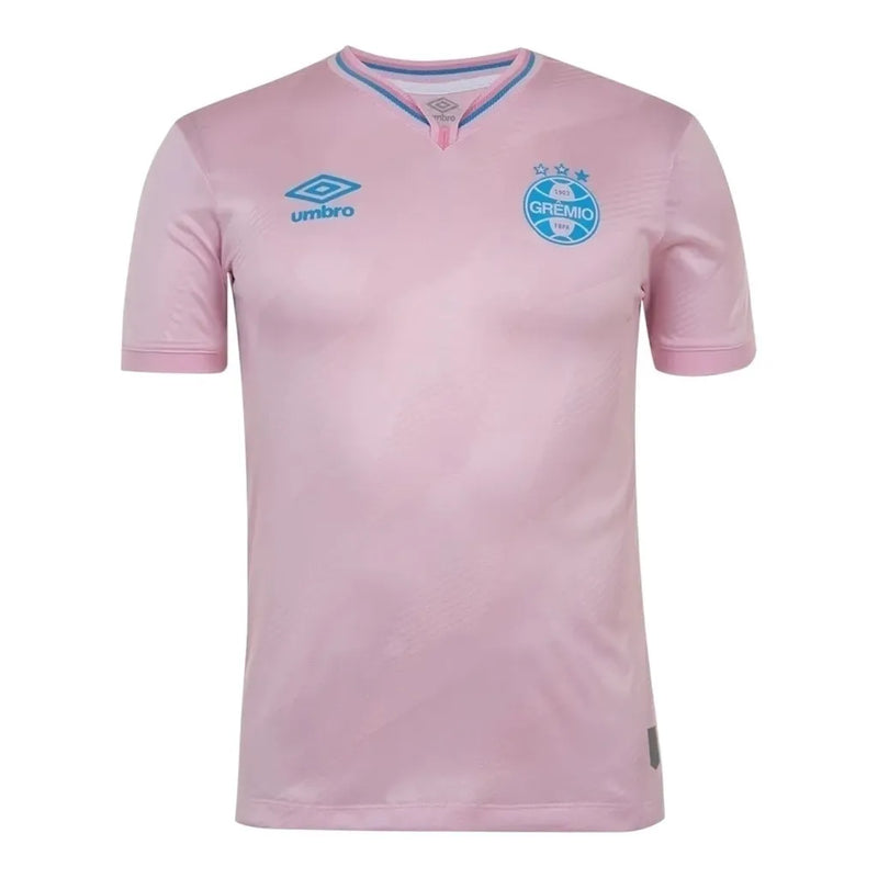 Camisa Grêmio Outubro Rosa 24/25 - Torcedor Umbro Masculina - Rosa