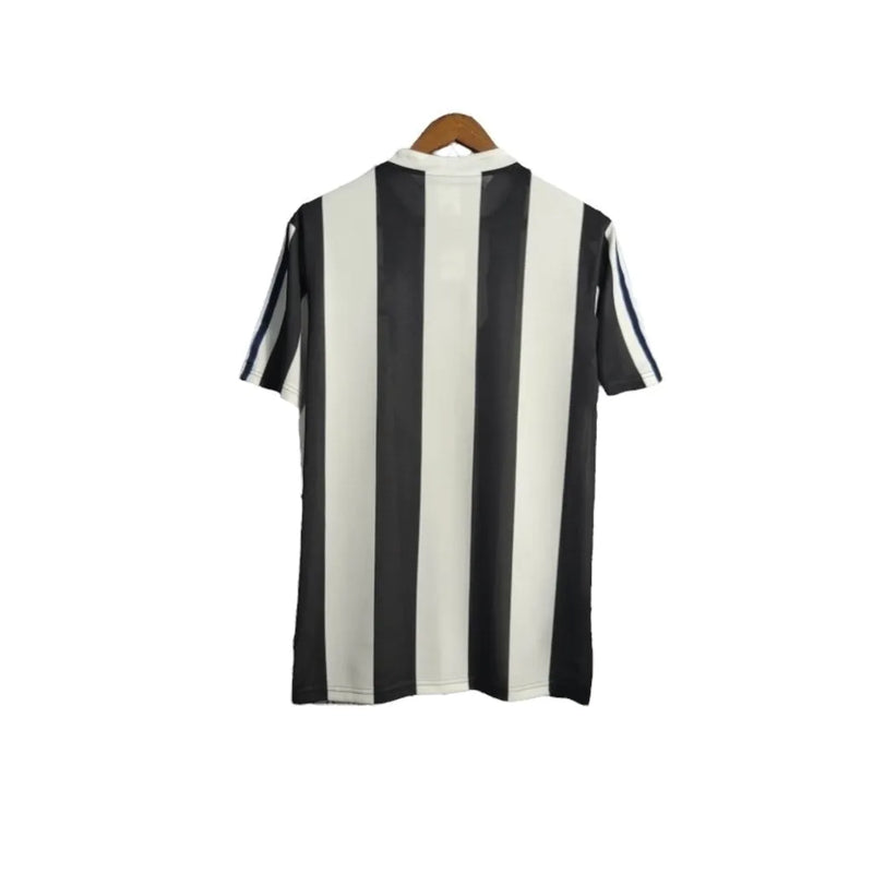 Camisa Newcastle Retrô 97/99 - Adidas Masculina - Branca com listras pretas