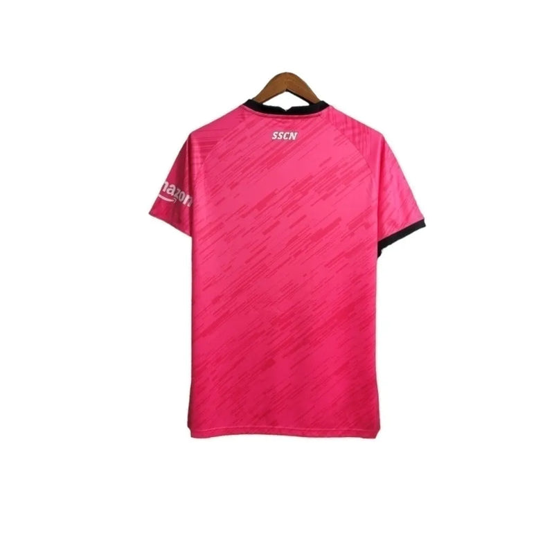 Camisa Napoli Goleiro 23/24 - Torcedor EA7 Masculina - Rosa