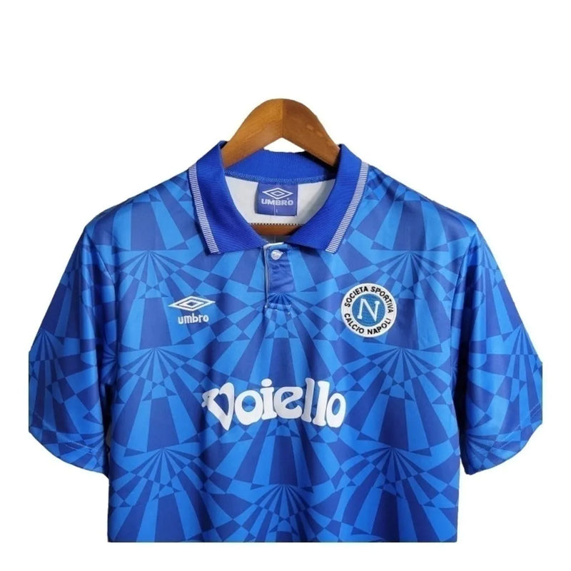 Camisa Retrô Napoli I 1991/1993 - Umbro Masculina - Azul