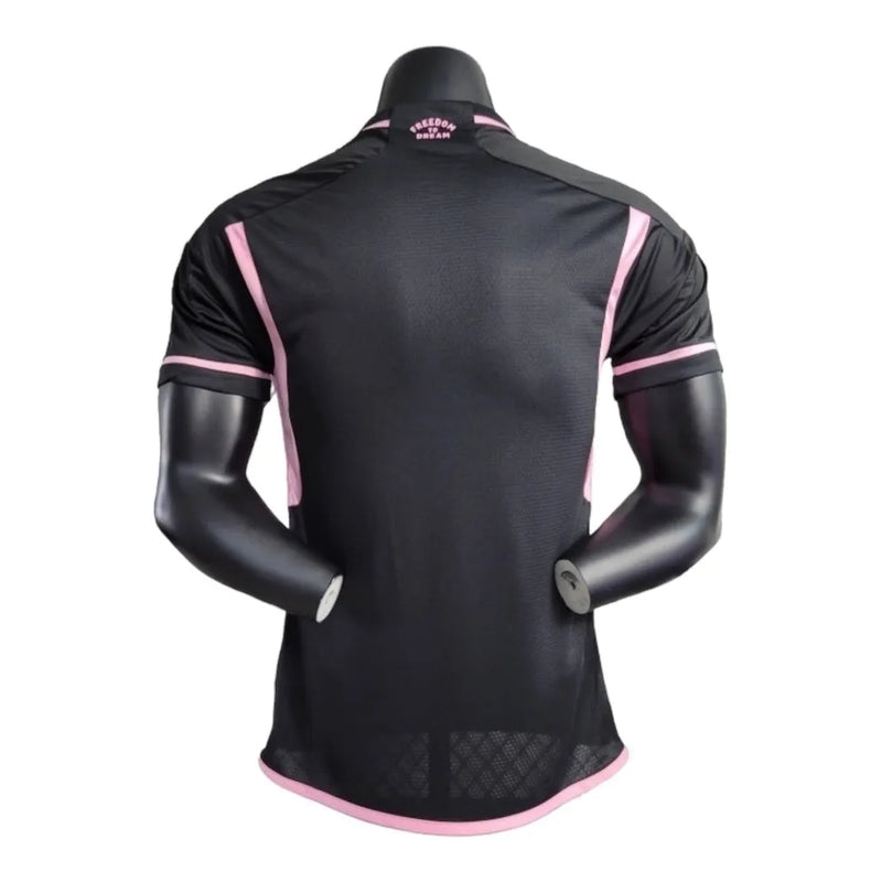 Camisa Inter Miami I 24/25 - Jogador Adidas Masculina - Preta com detalhes em rosa