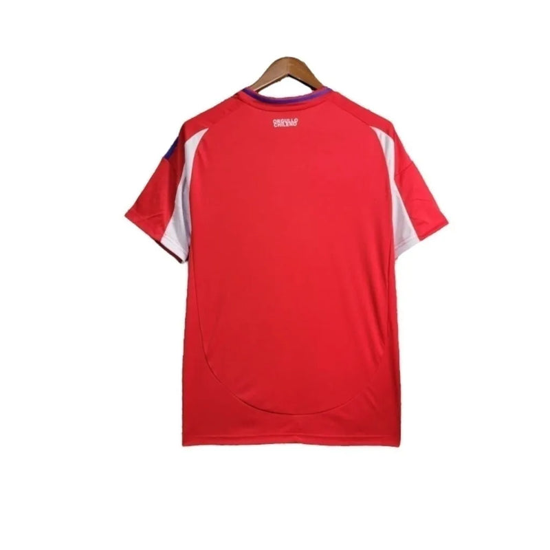 Camisa Seleção do Chile I 24/25 - Torcedor Adidas Masculina - Vermelha