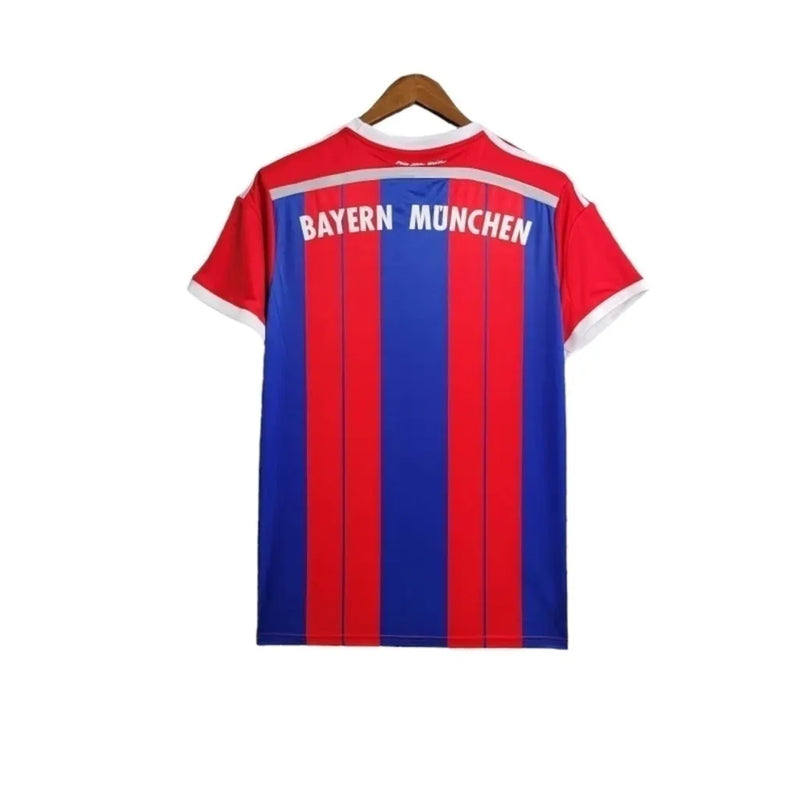 Camisa Retrô Bayern de Munique I 2014/2015 - Masculina Adidas - Azul e vermelha