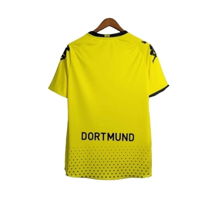 Camisa Retrô Borussia Dortmund I 11/12 - Masculina Kappa - Amarela com detalhes em preto