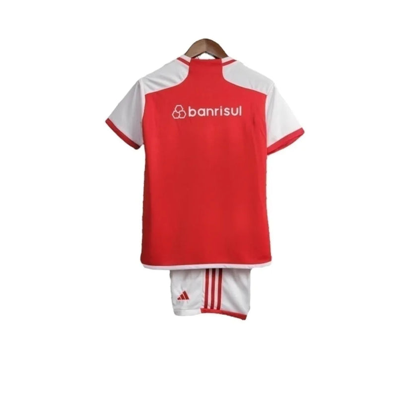 Kit Infantil Internacional I 24/25 - Adidas - Vermelho e branco