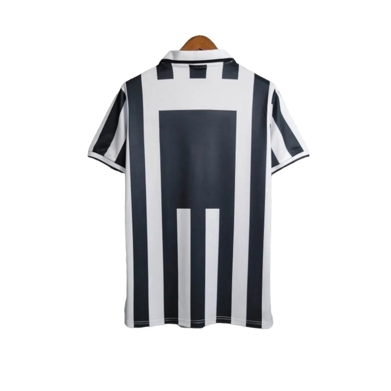 Camisa Retrô Juventus I 1995/1997 - Kappa Masculina - Branca e preta