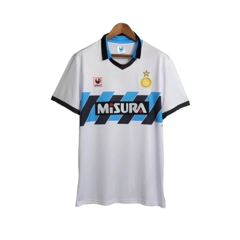 Camisa Retrô Inter de Milão II 1990/1991 - Masculina Uhlsport - Branca